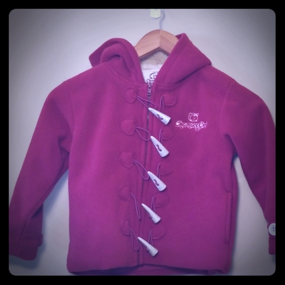 Chamuco Girl size 4 thick coat with hood